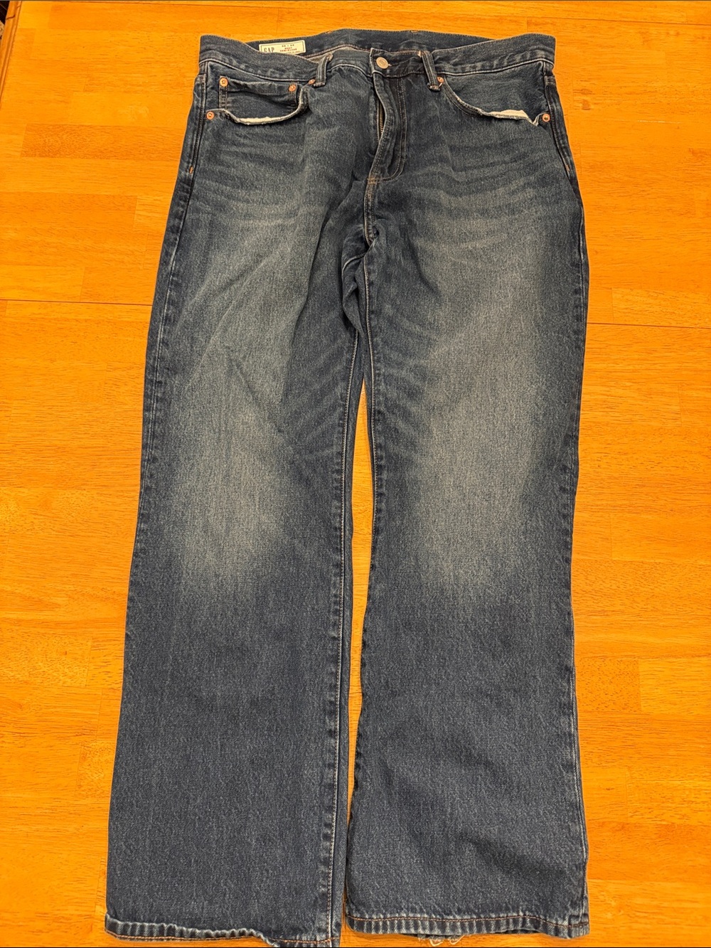 GAP Blue Boot Cut Jeans - Faded Indigo